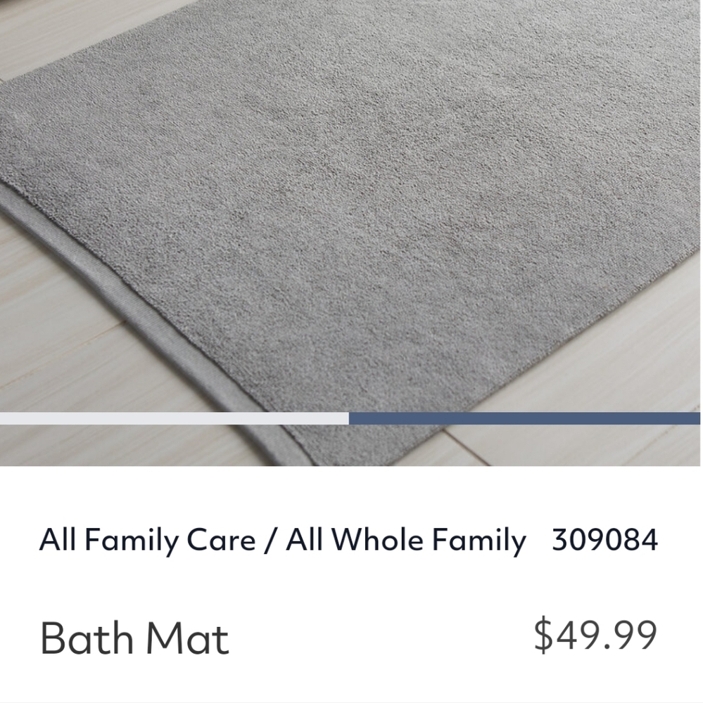 Norwex Bath Mat Gray